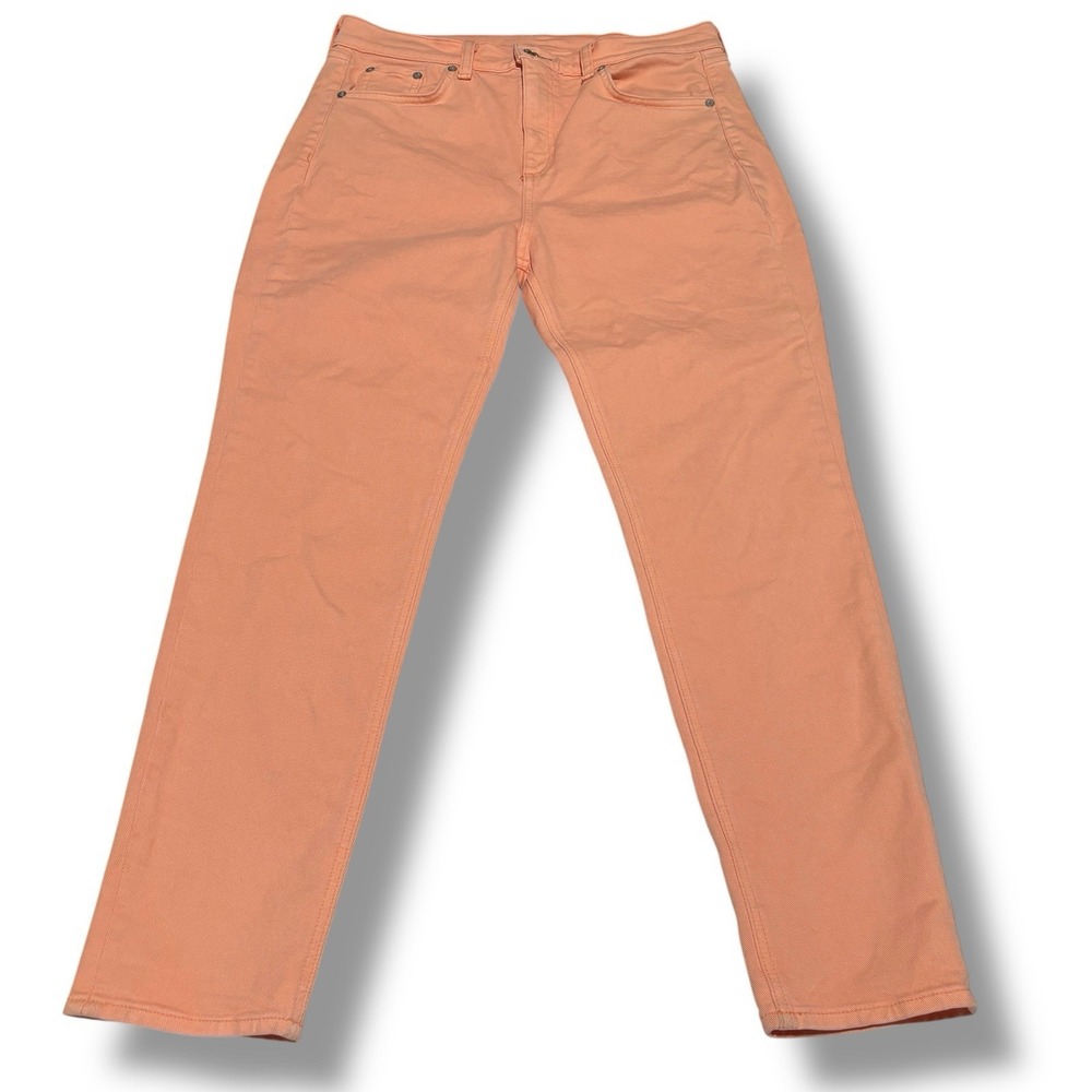 Rag & Bone Women's High Rise Skinny Leg Jeans Prairie Sun Orange Size 29 (31x26)